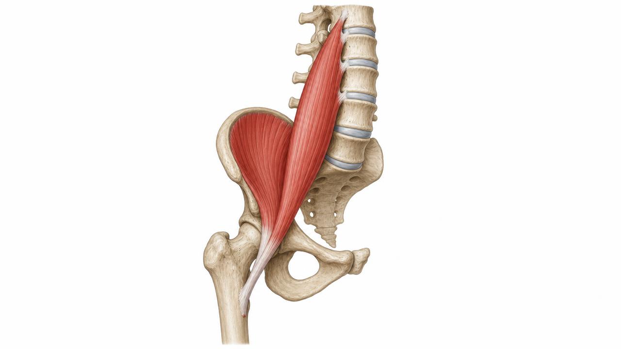 Iliopsoas hip flexor anatomy